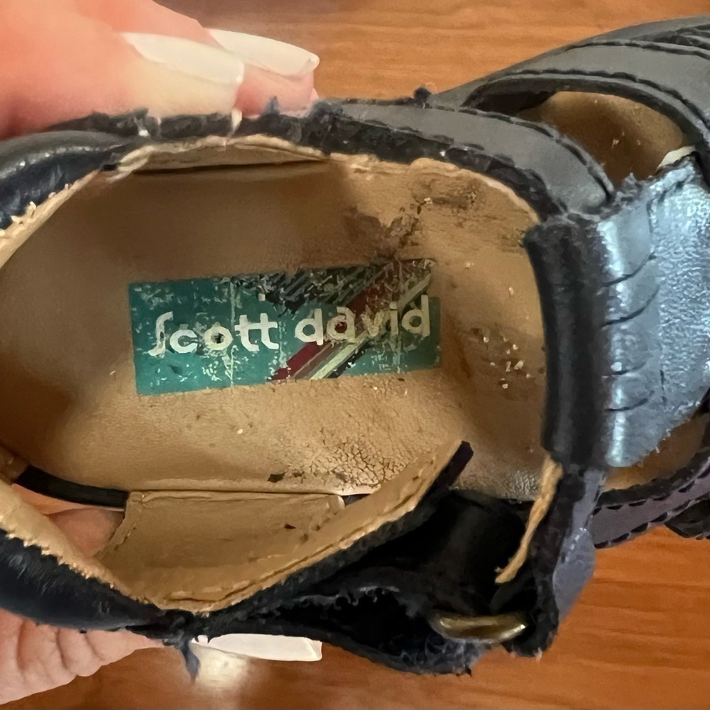 Scott David Toddler boy sailor sandals. Size 5 - Picture 2 of 4